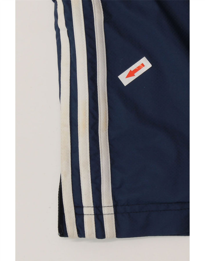 Pantaloni da tuta da uomo Adidas Large in nylon blu navy