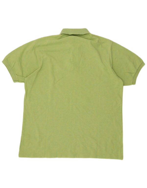 Lacoste Mens Polo Shirt Size 7 2XL Green Cotton