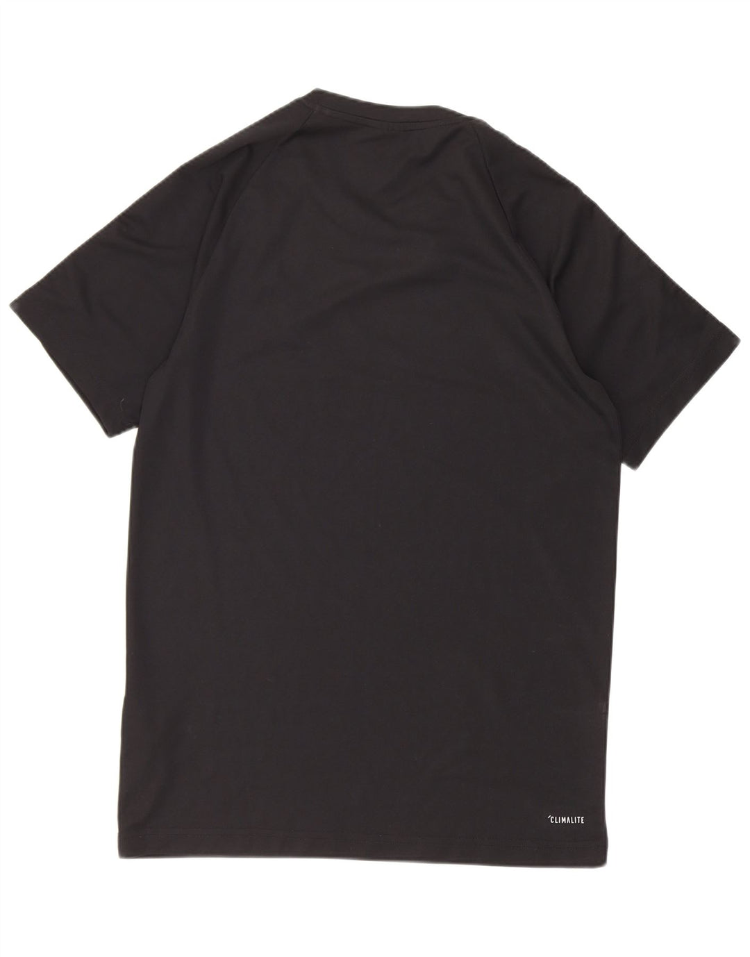 Adidas Mens Climalite Camiseta Top Pequeno Poliéster Preto