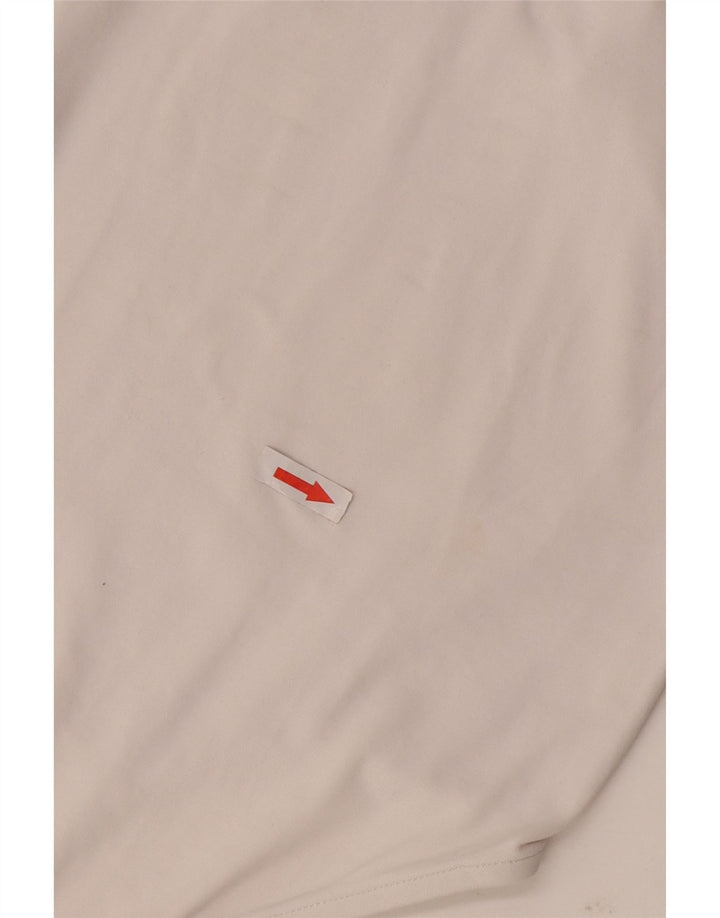Zara Womens Body sans manches UK 8 Small Blanc Polyamide