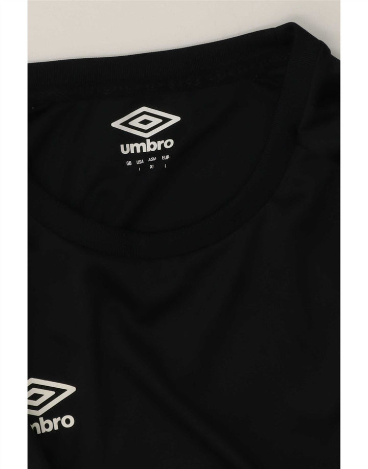 Umbro Mens T-Shirt Top Large Black