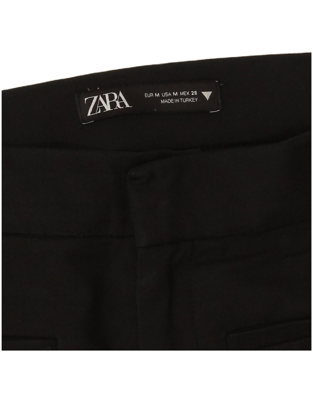 Pantaloni casual Bootcut da donna Zara medi W28 L26 neri