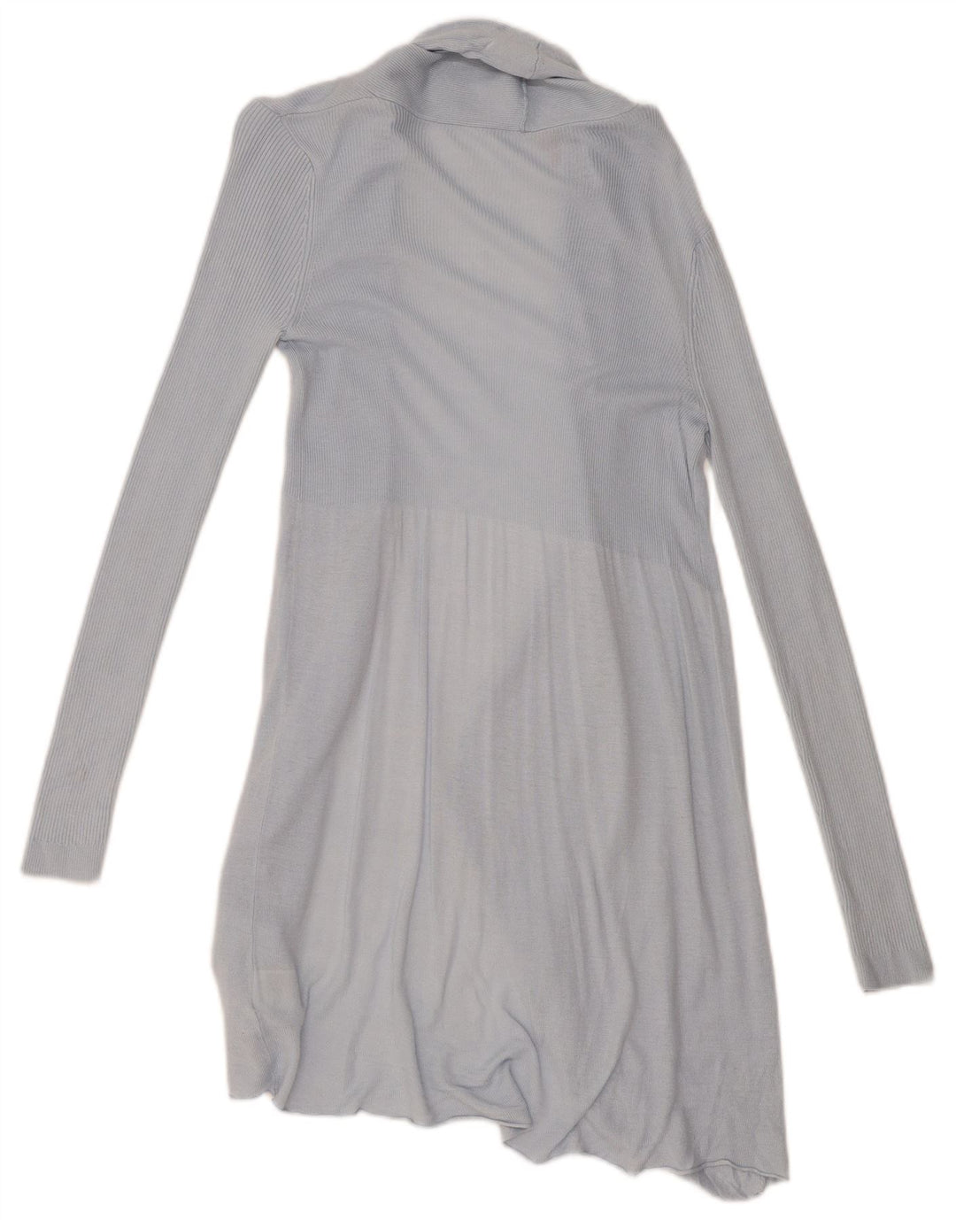 Phase Eight Womens Longline Open Cardigan Sweater UK 8 Small  Blue Viscose