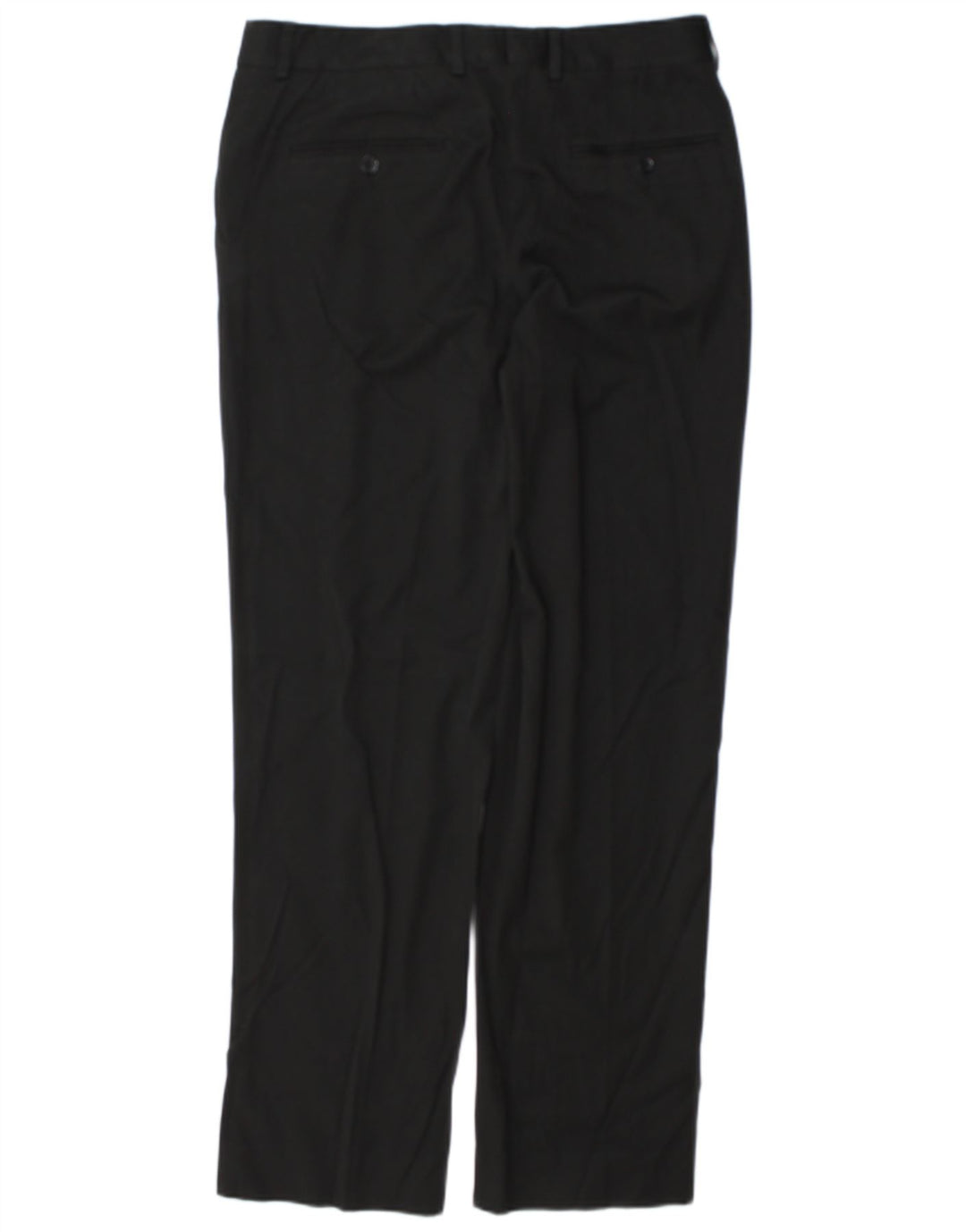 Zara Straight Suit Bukser til mænd EU 44 Large W34 L32 Sort Polyester