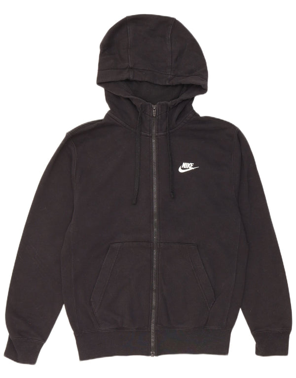 Nike Herren-Kapuzenpullover mit Reißverschluss, XS, schwarze Baumwolle