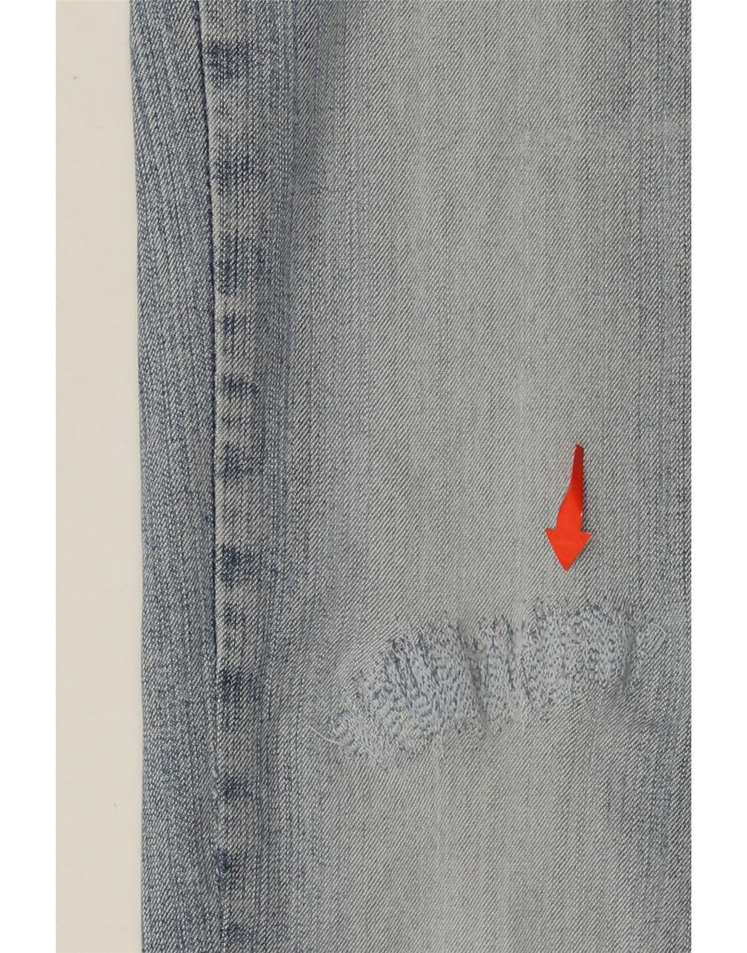LEE Womens Cameron Straight Jeans W30 L33 Blue Cotton