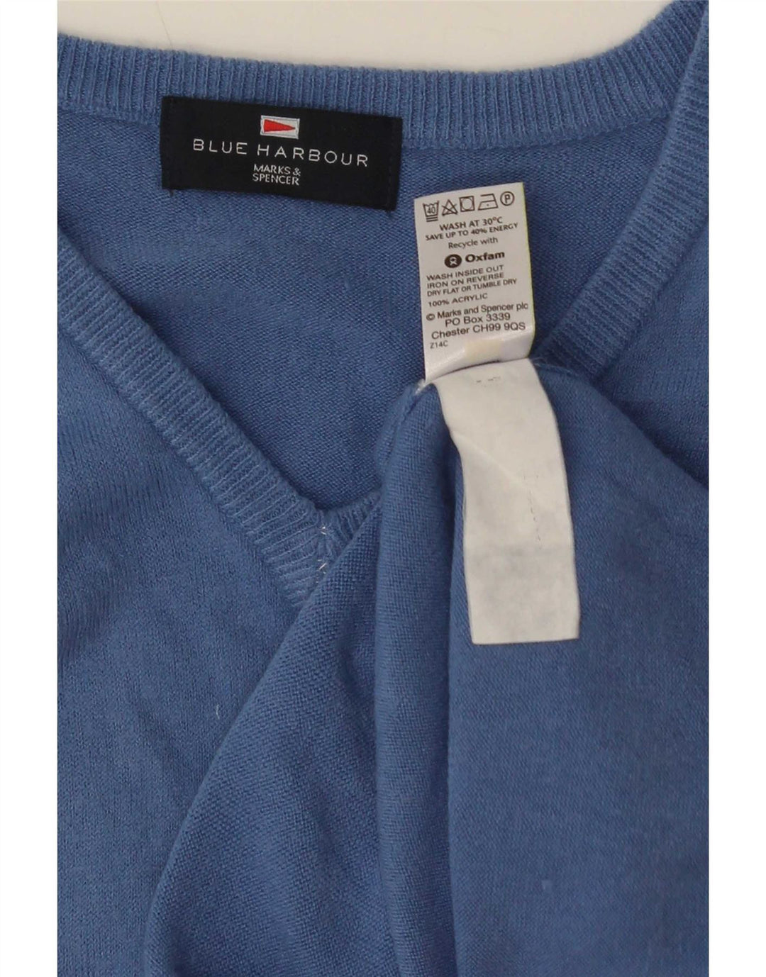 Marks & Spencer Mens Blue Harbour Vest Tank Top Large Acrylic