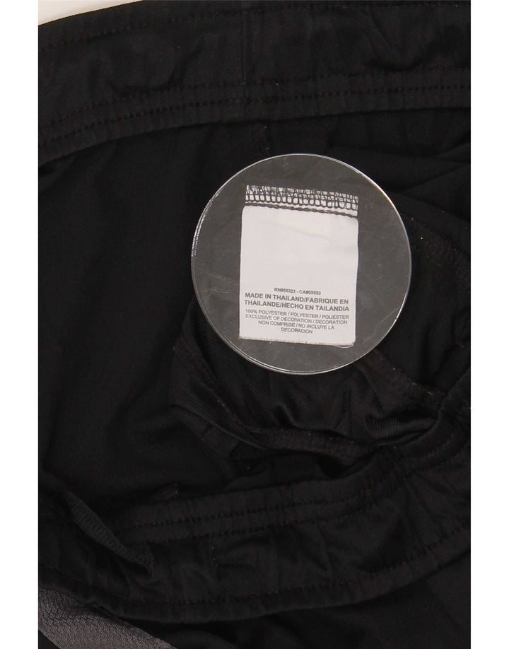 Nike Mens Tracksuit Trousers Large Black Colourblock Polyester