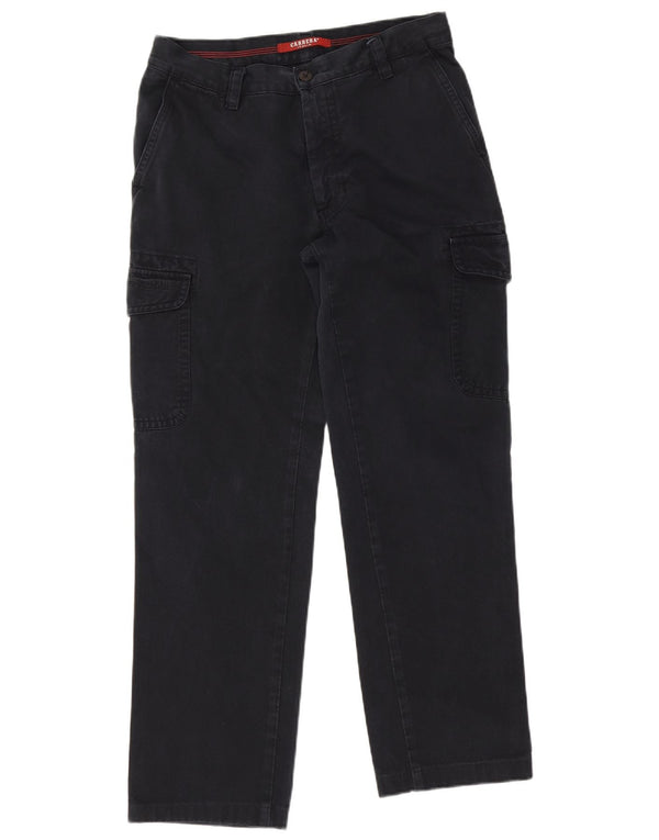 Carrera Mens 619 Regular Fit Παντελόνι Cargo W33 L29 Navy Blue Cotton