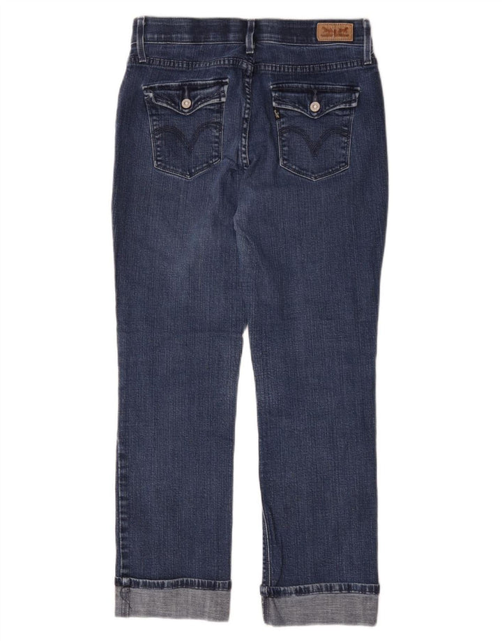 Damskie proste dżinsy Levi's US 6 Medium W28 L25 Niebieskie bawełniane