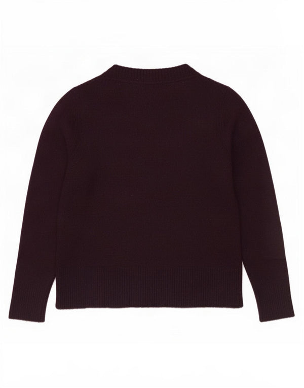 Maglione maglione con scollo a V da donna White Stuff UK 10 Piccolo acrilico viola