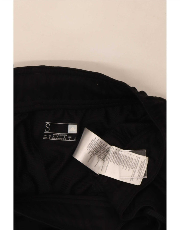 Adidas Womens Tracksuit Trousers UK 8/10 Small Black Polyester