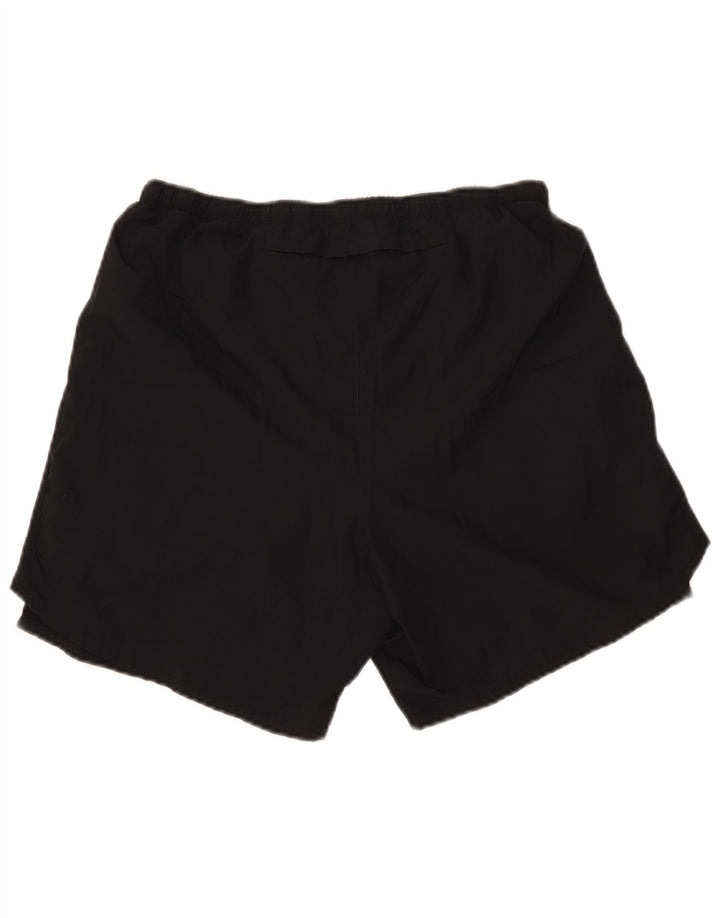Pantaloncini sportivi Nike Dri Fit da uomo, grandi, in poliestere nero