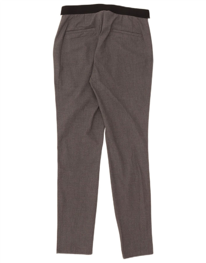 Zara Womens Slim Suit Trousers Medium W28 L27 Grey Polyester