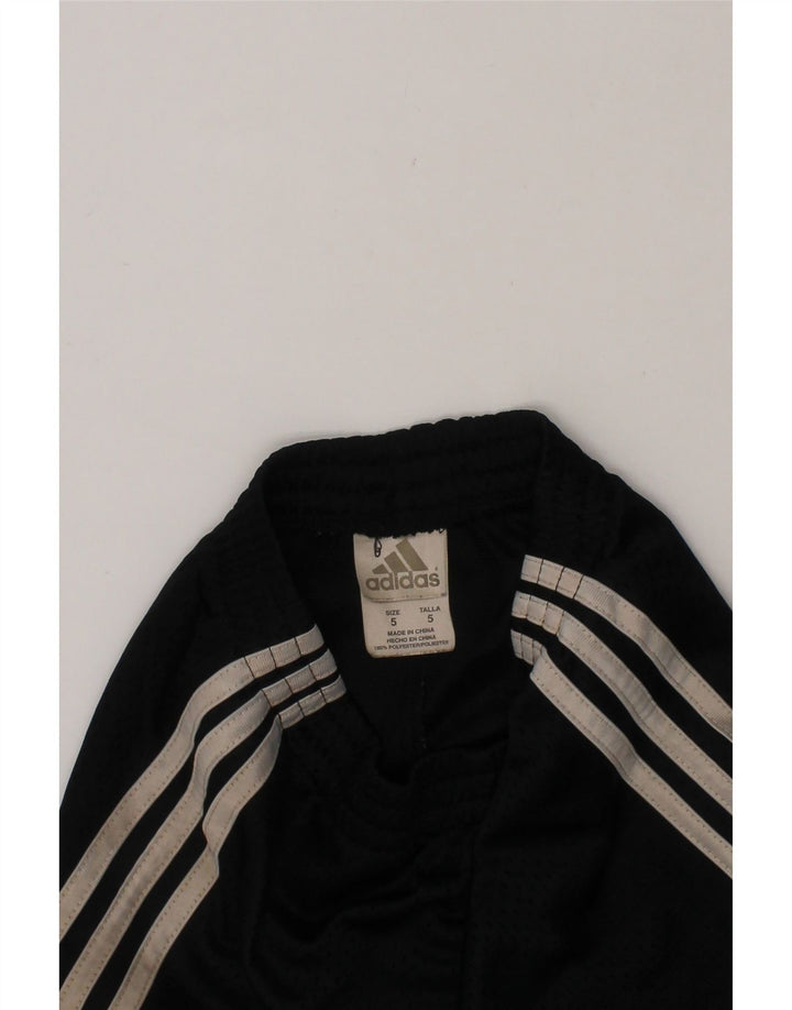 ADIDAS Boys Sport Shorts 4-5 Years  Black Polyester Vintage Adidas and Second-Hand Adidas from Messina Hembry 
