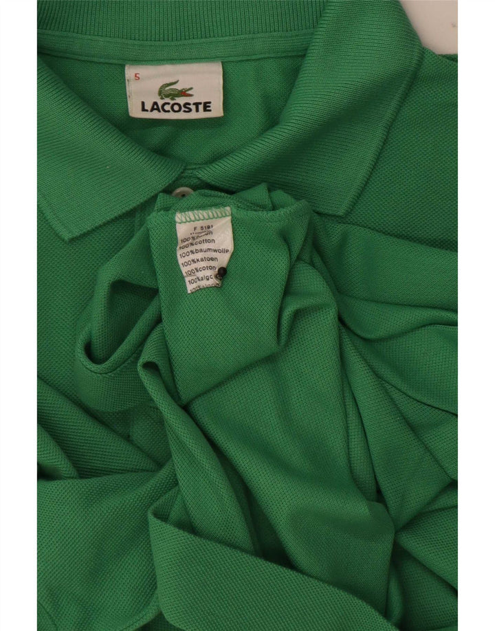 Lacoste herre poloskjorte str. 5 Large grøn bomuld