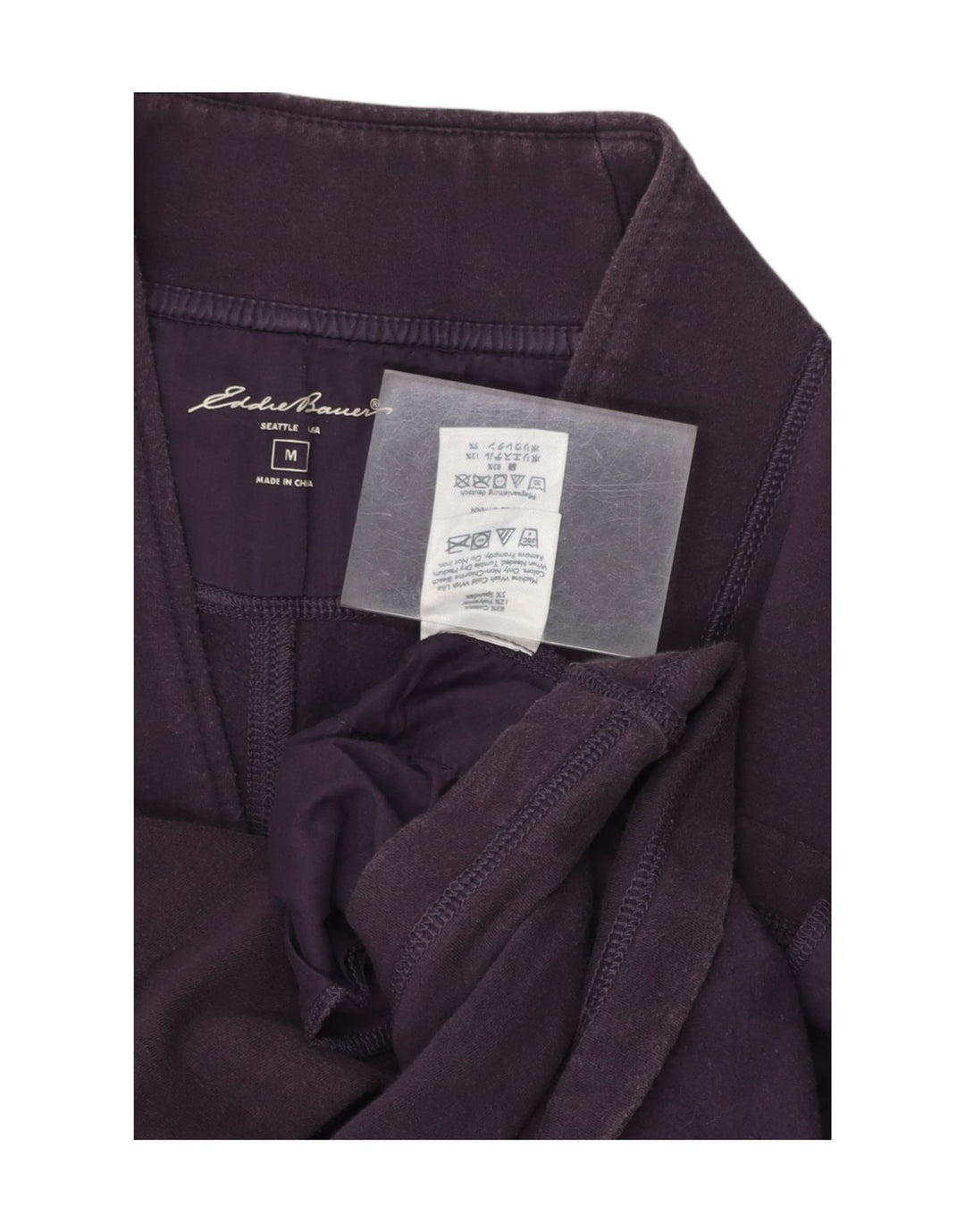 EDDIE BAUER Womens Sweatshirt Jumper UK 14 Medium Navy Blue Cotton Vintage Eddie Bauer and Second-Hand Eddie Bauer from Messina Hembry 