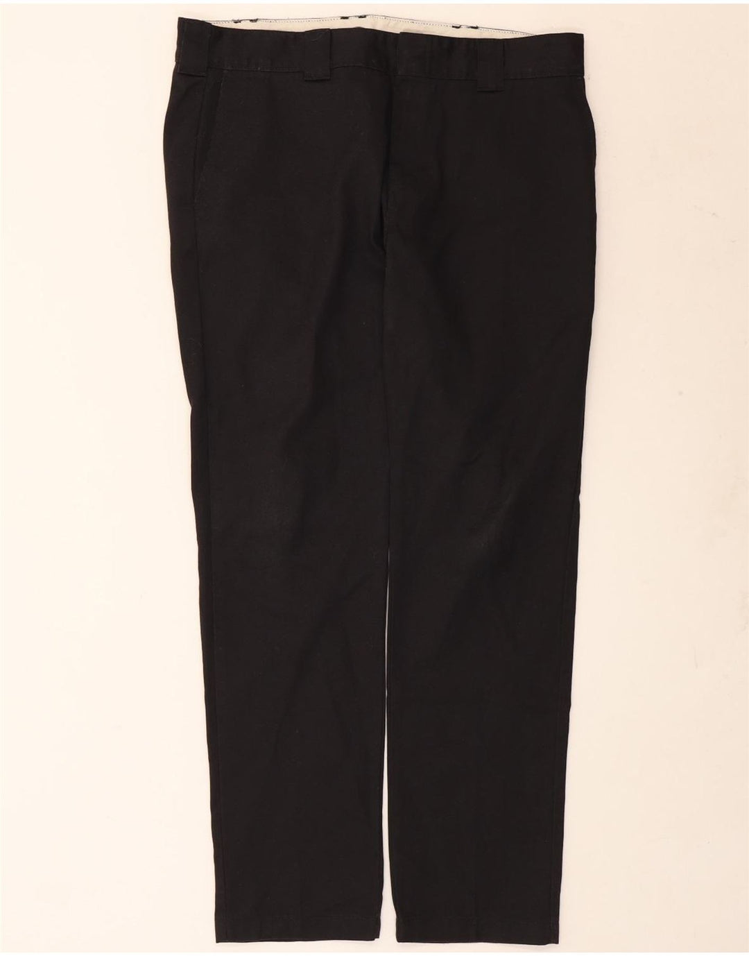 Dickies Herre Slim Fit Chino Bukser W36 L32 Sort Polyester