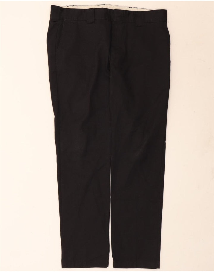 Dickies Herre Slim Fit Chino Bukser W36 L32 Sort Polyester
