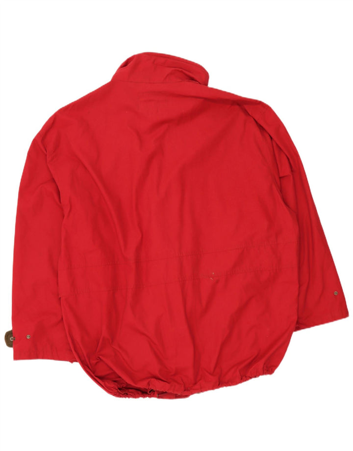 Diadora Herre Oversized Utility Jacket UK 42 XL Rød Polyester