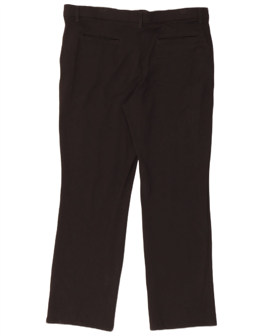 Lee Mens Straight Chino Trousers W40 L31 Black Rayon
