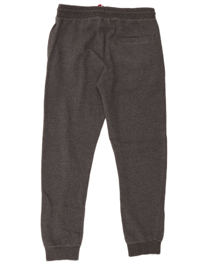 ELLESSE Mens Tracksuit Trousers Joggers Medium Grey Cotton