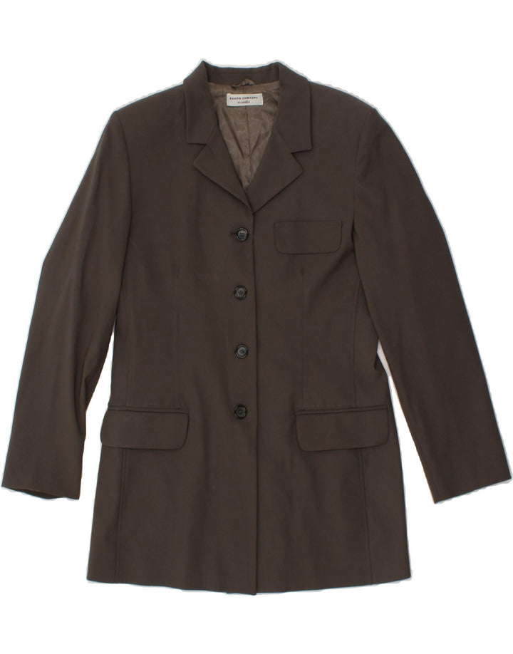 CONBIPEL Womens Esisto 4 Button Blazer Jacket IT 44 Medium Grey Polyester Vintage Conbipel and Second-Hand Conbipel from Messina Hembry 