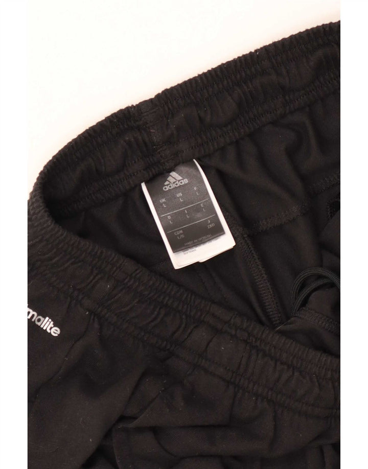 Męskie spodenki sportowe Adidas Climalite Bermudy, duże, czarne, poliestrowe