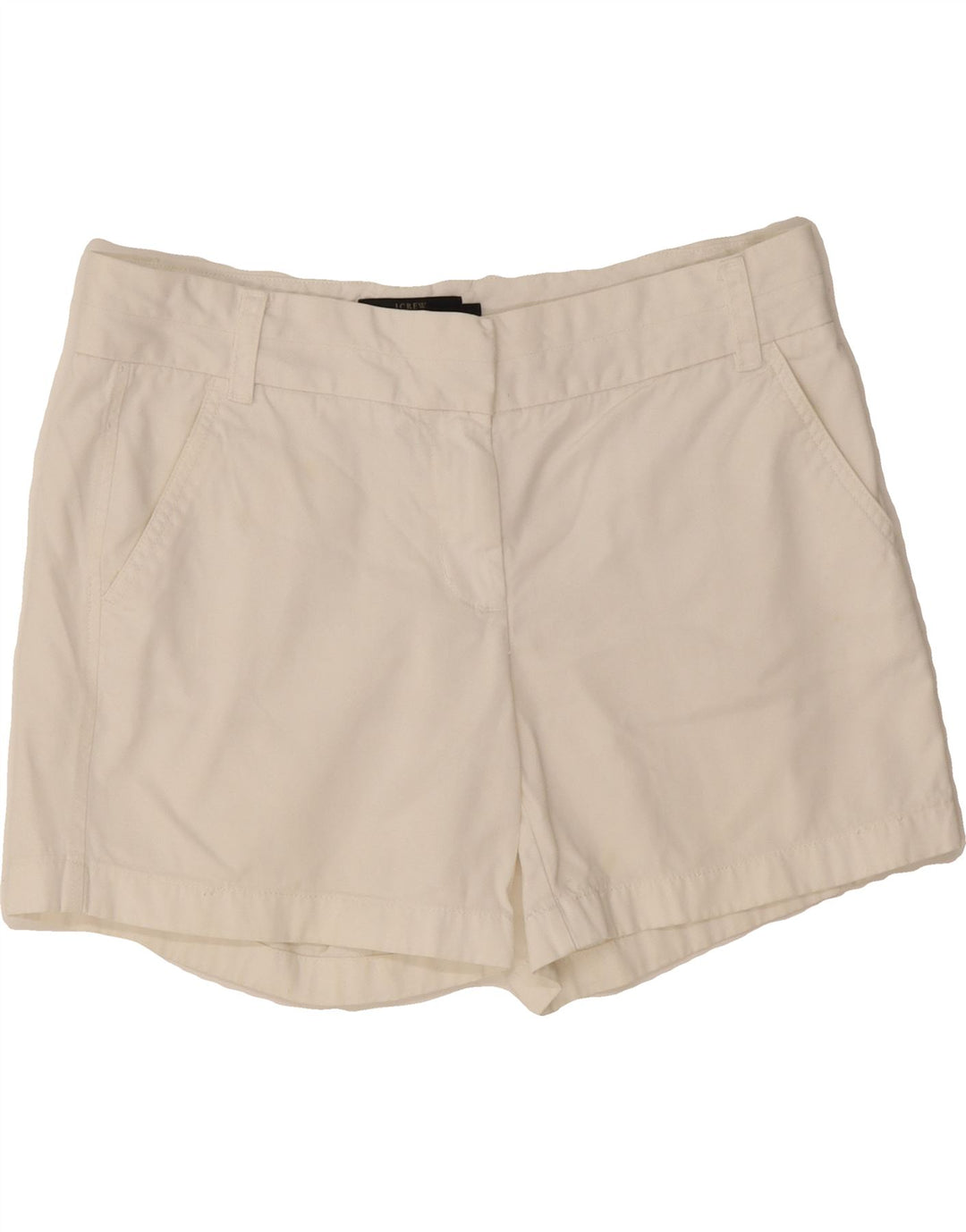 J. CREW Womens Chino Shorts US 6 Medium W32 White Cotton Vintage J. Crew and Second-Hand J. Crew from Messina Hembry 
