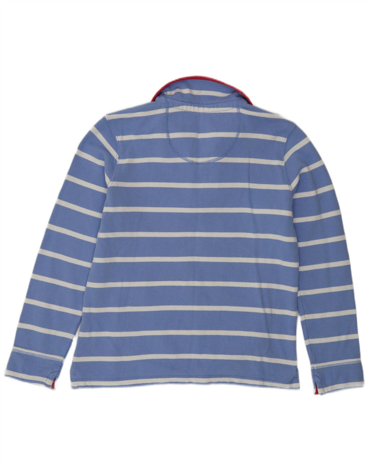 Crew Clothing Womens Oversized Sweatshirt Jumper UK 10 Small Blue Striped