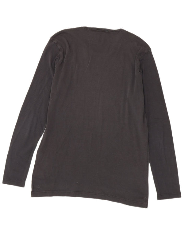 G-Star Hombre Top Manga Larga Pequeño Algodón Gris