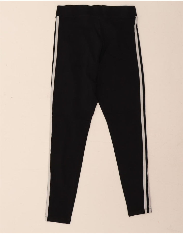 Adidas Womens Leggings UK 8 Small  Black Cotton