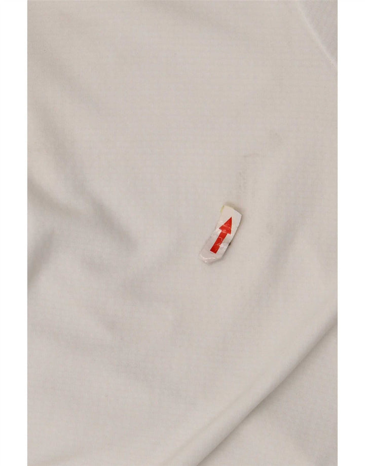 Adidas Mens T-Shirt Top XL White Polyester