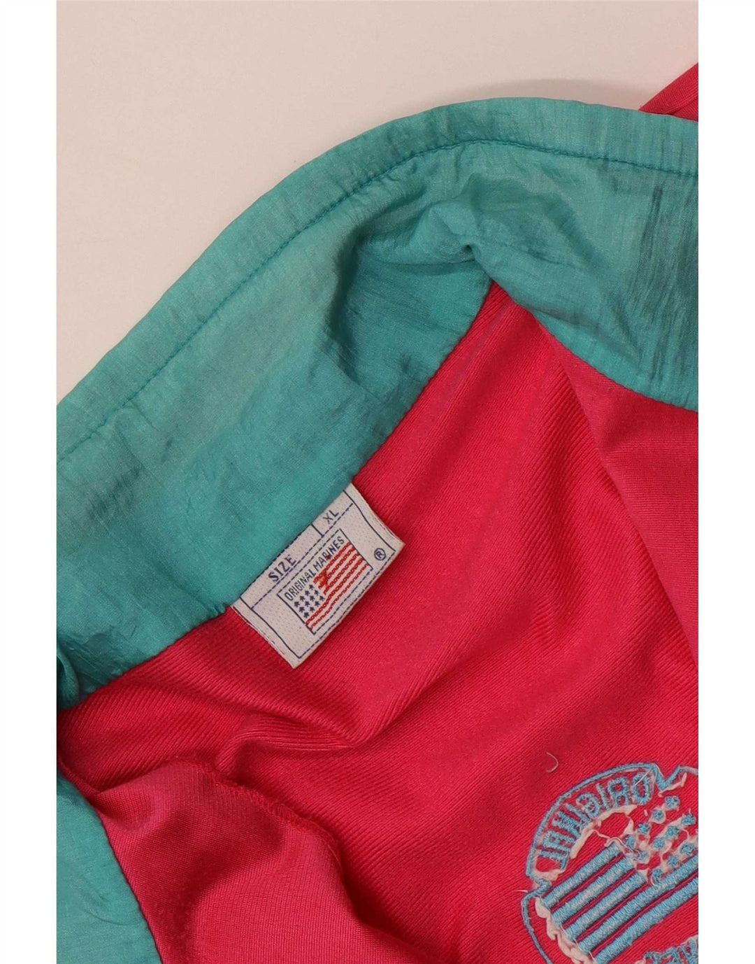 Vintage træningsdragt til mænd Topjakke XL Flerfarvet Colourblock Polyester