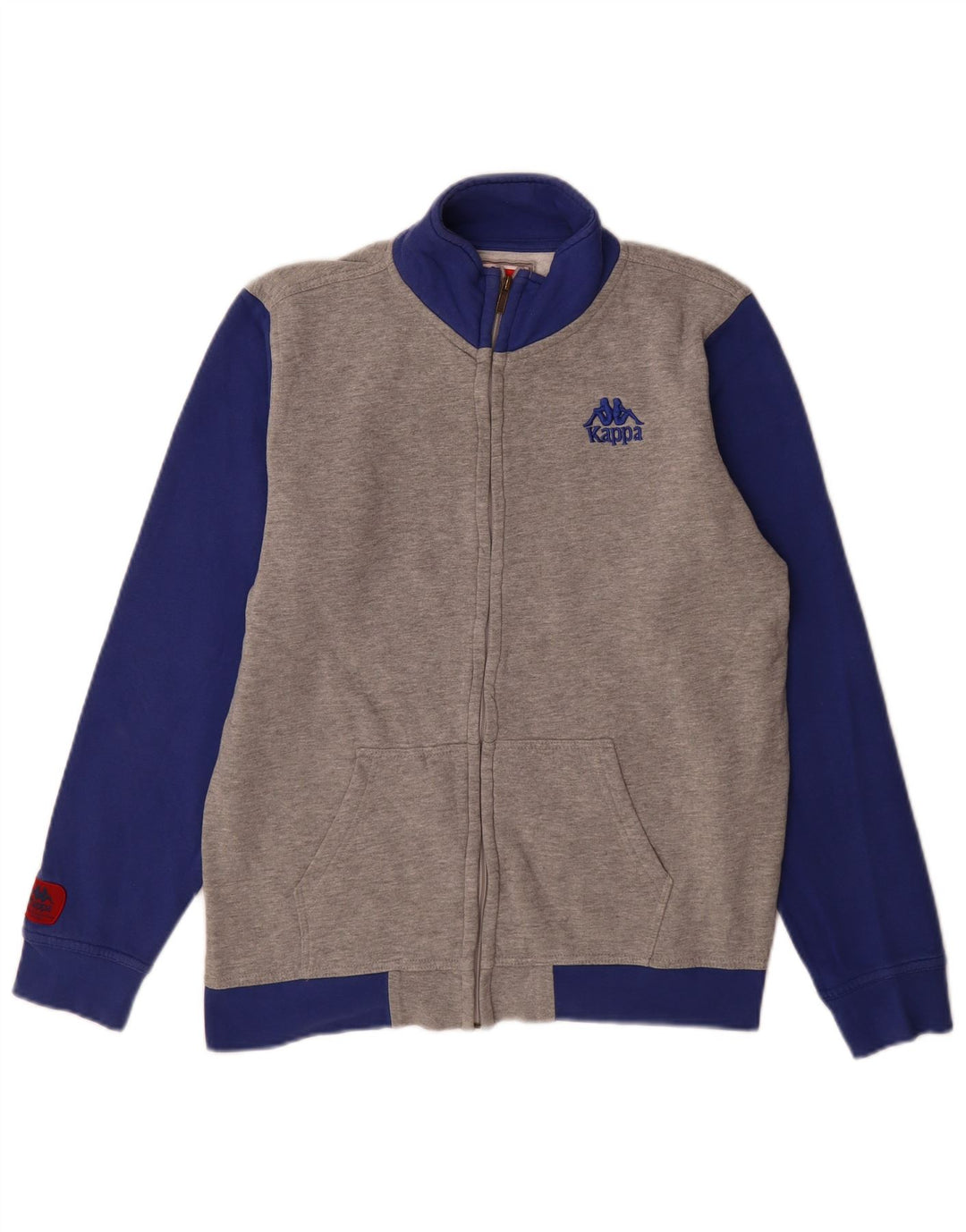 Kappa Mens Tracksuit Top Jacket Medium Grey Colourblock