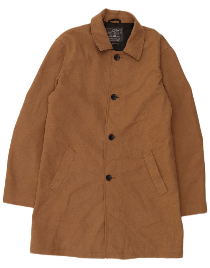 Jack & Jones Herrenmantel UK 42 XL Braune Wolle