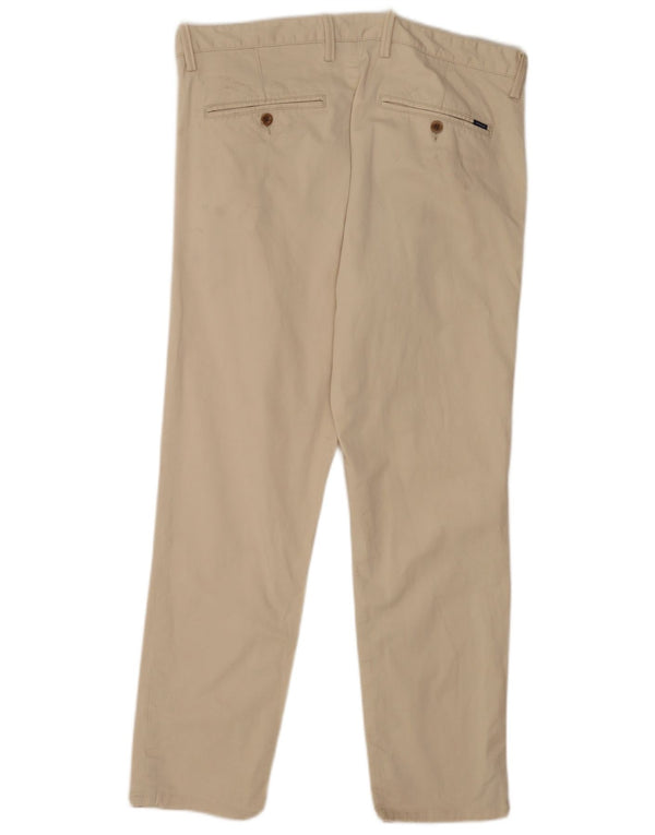 Calça Chino Masculina Reta Gant W35 L29 Algodão Bege