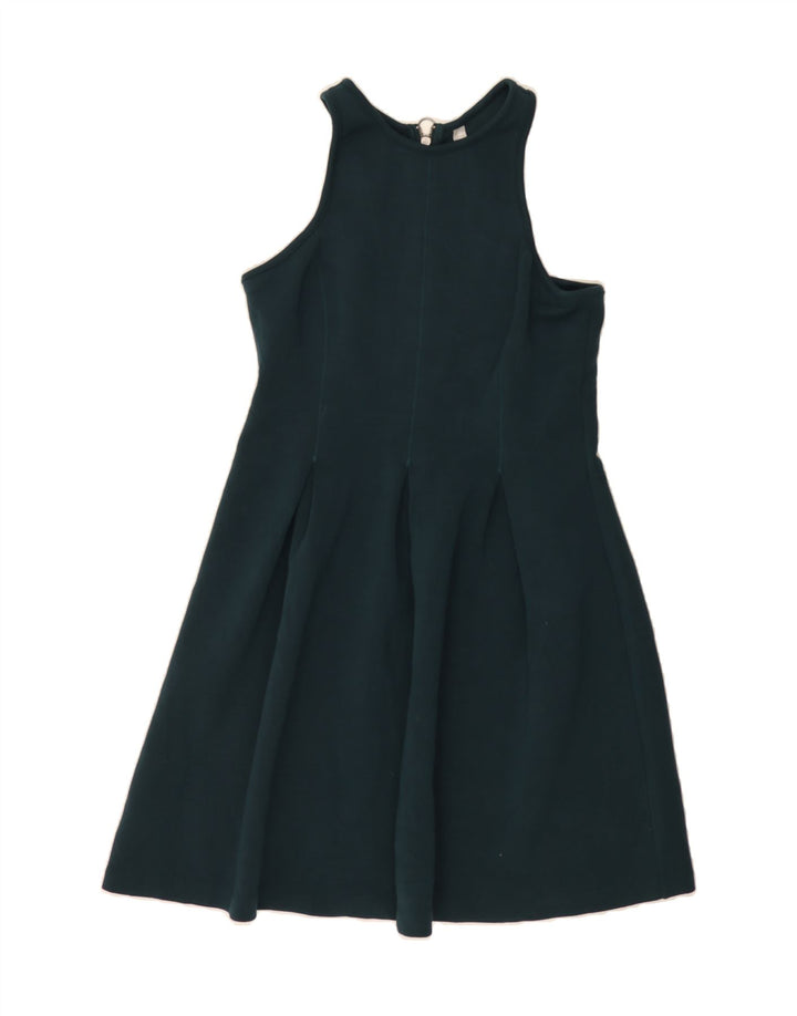 ATHLETA Womens Sleeveless A-Line Dress UK 12 Medium Green Polyester Vintage Athleta and Second-Hand Athleta from Messina Hembry 