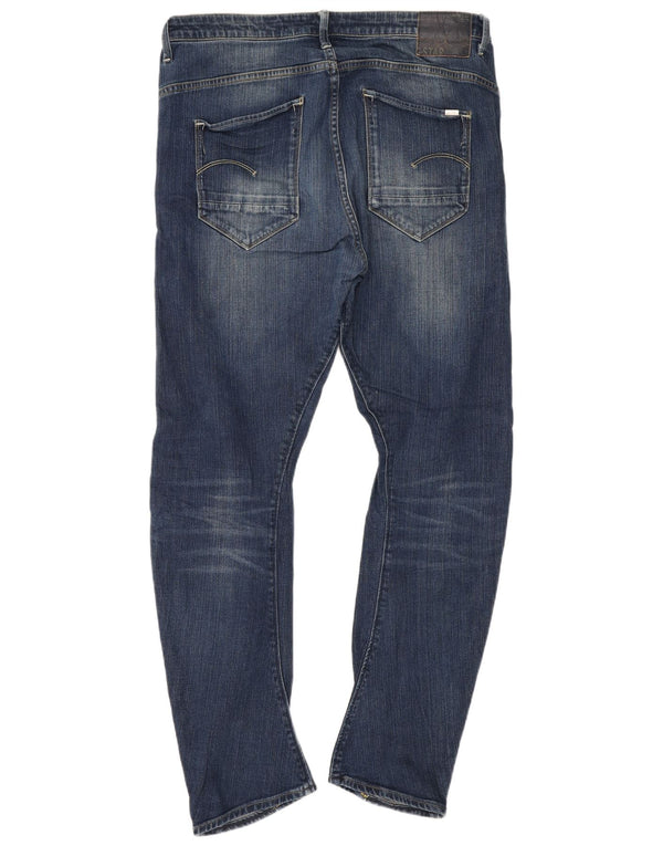Calça jeans masculina G-Star cônica W29 L28 algodão azul