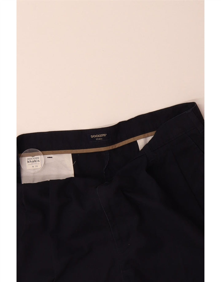 DOCKERS Mens Chino Shorts W38 XL Navy Blue Vintage Dockers and Second-Hand Dockers from Messina Hembry 
