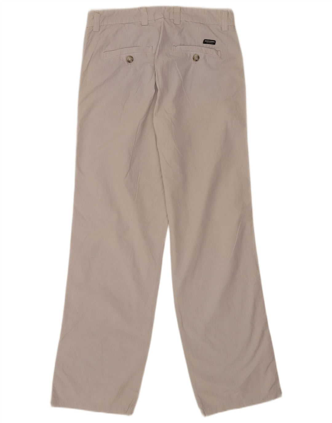 Dockers Mens Regular Fit Chino Trousers W31 L32 Grey Cotton