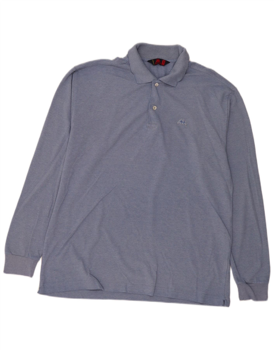 Kappa Mens Polo Shirt XL Blue Cotton