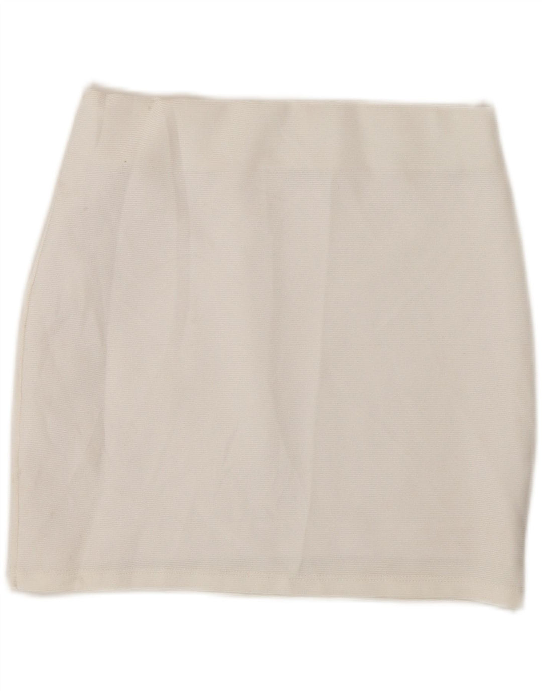 Zara Damen Minirock Small W26 Weiß Polyester