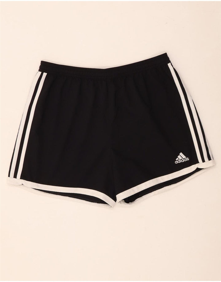 Adidas Damen Climacool Sport Shorts UK 12/14 Medium Schwarz Polyester