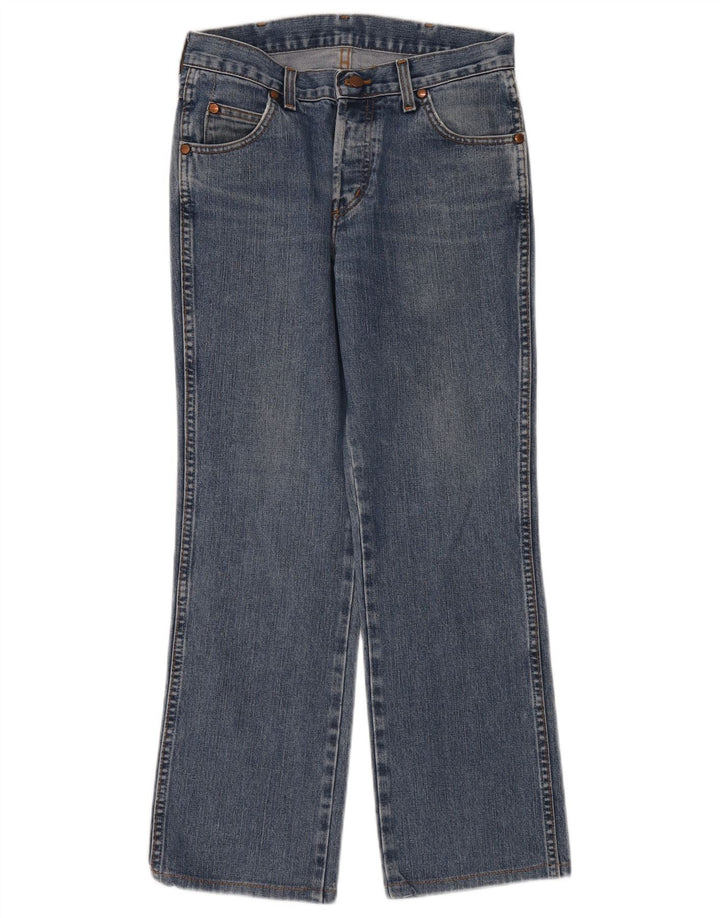 Wrangler Masculino Evolution Bootcut Jeans W29 L28 Azul Algodão