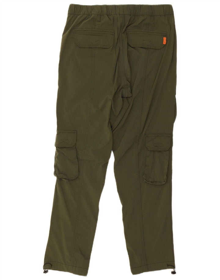 Jack & Jones Mens Straight Cargo Trousers Medium W30 L27 Khaki Nylon