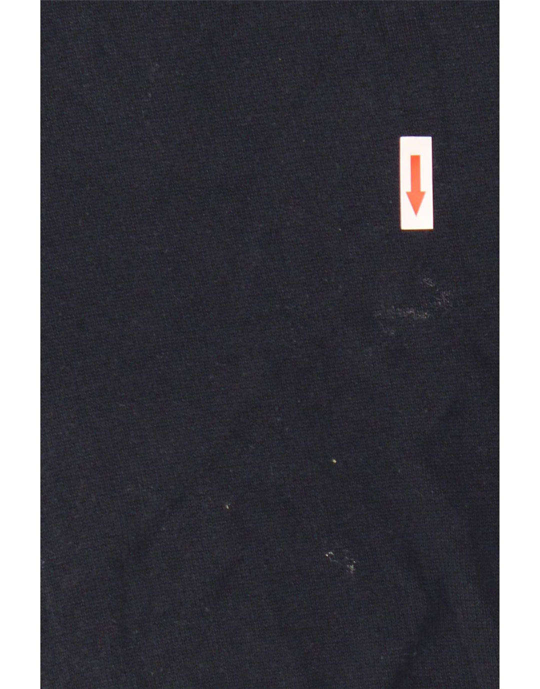Marks & Spencer Mens V-Neck Jumper Sweater Large Navy Blue Cotton