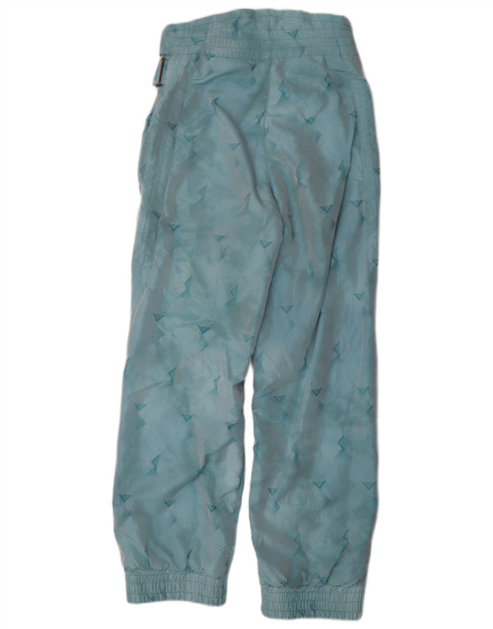 Emmegi Womens Joggers Skihose UK 12 Mittelblaues geometrisches Polyamid