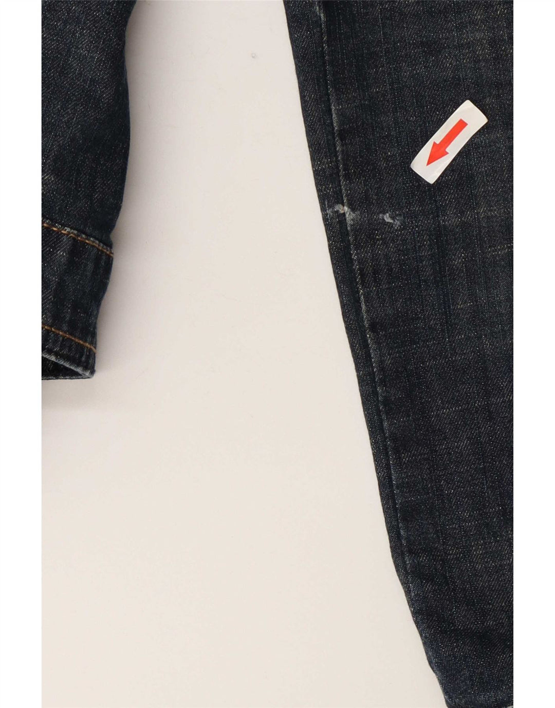Guess Dame Denim Jacket UK 8 Small Navy Blue Cotton
