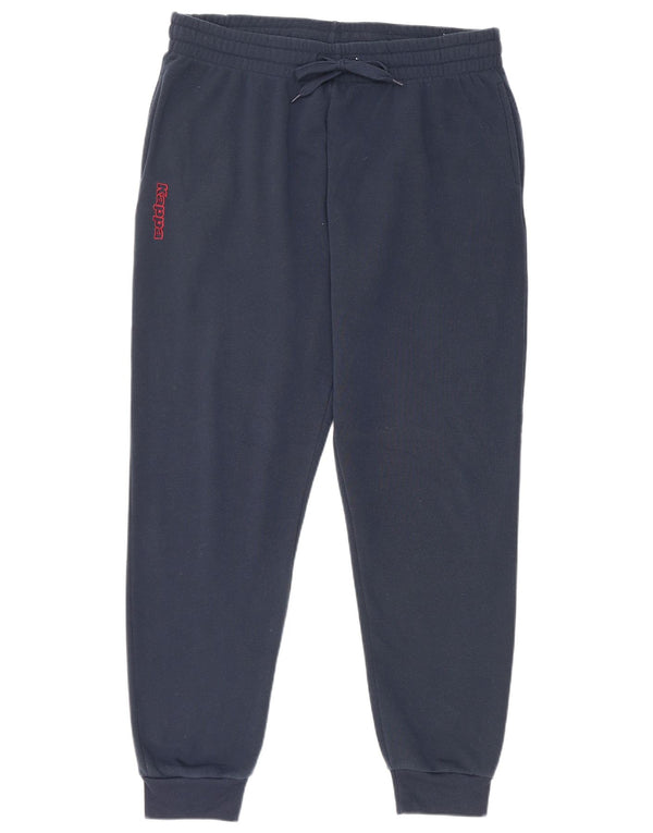 Kappa Mens Tracksuit Trousers Joggers 2XL  Navy Blue Polyester
